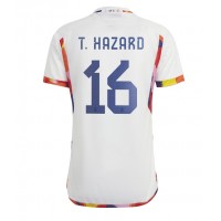 Fotbalové Dres Belgie Thorgan Hazard #16 Venkovní MS 2022 Krátký Rukáv